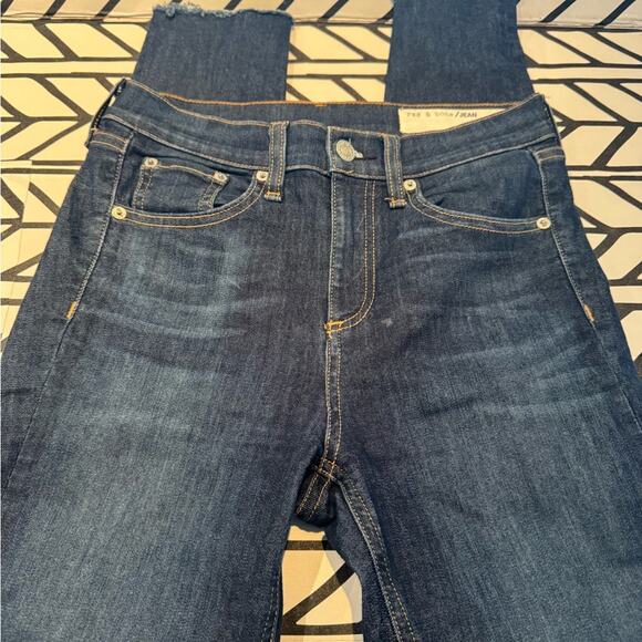 rag & bone 10” ankle skinny jeans in size 25 - Picture 6 of 7